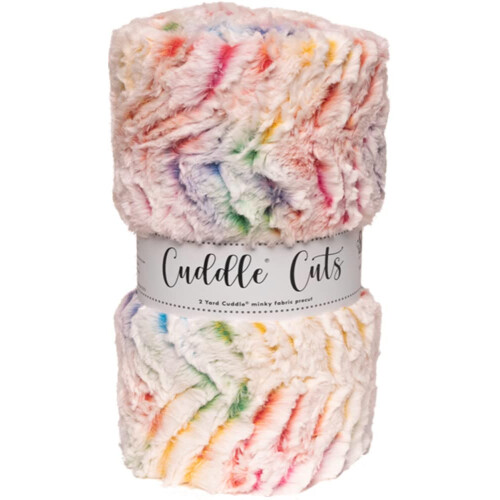 Minky Luxe Prism Vibrant Cuddle Cuts 1 2-Yard Cut Shannon Fabrics
