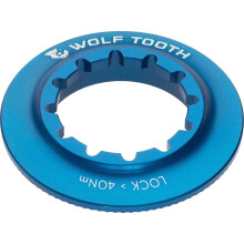 Poistn kr ok rotora Wolf Tooth Centerlock - modr s vn torn m dr kovan m