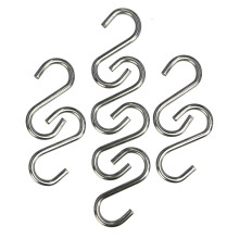 200Pcs 1 Inch Stainless Steel S Hook Curtain Hanging Connectors Mini S Shaped Hangers Ornament for DIY Jewelry Chain Hardware Pet Name Tag Lure a