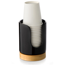 Viosuniu Ceramic Bathroom Cups Dispenser - 3 oz Disposable Paper & Plastic Bathroom Cups Holder - Mouthwash Cups Dispenser for Bathroom Guest Toiletr