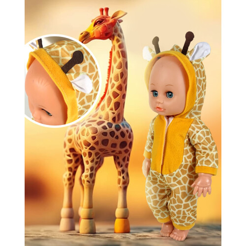 Roupas de boneca Roupas de boneca de 12 polegadas [6 conjuntos de estilo de animal] Para bonecas de 10 polegadas / bonecas beb    de 11 polegadas / 2
