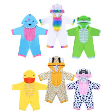 Poppenkleertjes 12 inch babypoppenkleding [6 sets dierenstyling] voor 10 inch poppen / 11 inch babypoppen / 12 inch babypoppen (6 sets)