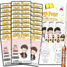 Harry Potter Szletsnapi Party Favors kszlet Csomag 24 Harry Potter jtkcsomaggal | Mini kifestoknyv matrick s egyebek tskkhoz (Harry Potte