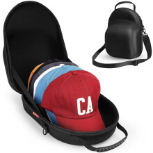 Livelab Hat Travel Case Hard Hat Case do Baseball Caps Storage do podrzy z przenoszeniem uchwytu i paska na ramie Organizator chroni do 6 czapek