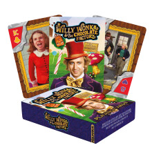 Aquarius Willy Wonka Playing Cards - Willy Wonka Themed Deck of Cards for Your Favorite Card Games - Officially Licensed Willy Wonka Merchandise