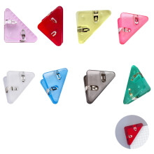 40 Stuks Hoek Paperclip Driehoek Boek Pagina Hoek Clips Driehoekige Transparante Bestand Hoek Clip voor Studenten Lezen Plastic Pagina Markers Clips
