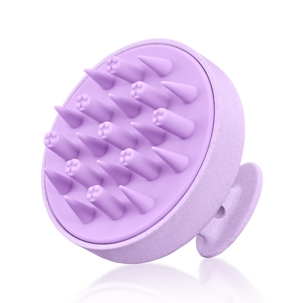 Heeta Hair Scalp Massager For Hair Growth, Shampoo Brush, Scalp Exfoliator With Soft Silicone Bristles, Scalp Scrubber For Dandruff Removal To Relieve