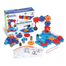 Vzdel vacie zdroje STEM Explorers Machine Maker 60 dielikov Vek 5+ Hracky STEM Stavebnice STEM Stavebnice STEM In inierske hracky Hracky na stavb