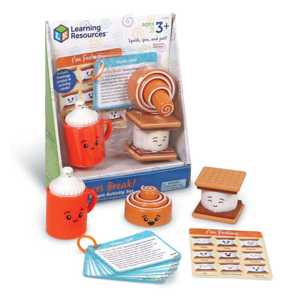 New Learning Resources Smores Break! Sensory Fidget Activity Set Sensory Fidget Toys Social Emotional Learning Fidget Toys Calming Toys Sel Skills A Ler5577