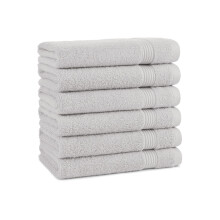 Arkwright Badezimmerhandtcher, 6er-Set superweich, 100 % Baumwolle, 600 g/m, schnell trocknend und saugfhig, luxurise Badeutensilien fr Hotels