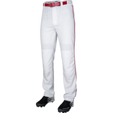 Pantalones con ribetes Rawlings para ni os, blanco/rojo, talla XL (EE. UU.)