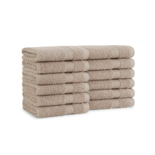 Asciugamani da bagno Arkwright, confezione da 12 - Asciugamani di lusso per viso e corpo, super morbidi, 100% cotone, 600 g/m , ad asciugatura ra
