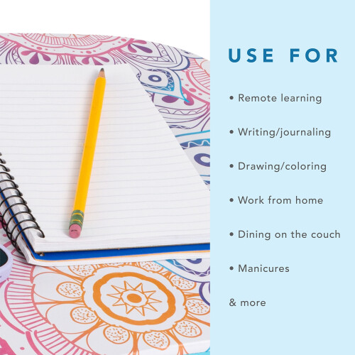 Lapgear Mystyle Portable Lap Desk com almofada - Mandala - se encaixa em laptops de at    15,6 polegadas - estilo n    45327 2