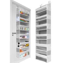 HOMELUX THEORY 1 PC Heavy Duty Over the Door Organizer 55x14x6,7 6 Store Front & 12 Sidelommer H?ngende Opbevaringsskabsd?r Organizer til Sovev?r