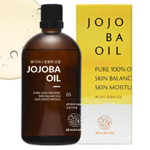 BEAUDIANI Bio-Jojobal, 100 ml, 100 % reines, natrliches, goldenes Bio-l, kaltgepresst, jungfruliche koreanische Hautpflege, Jojobal fr Haut, Ge