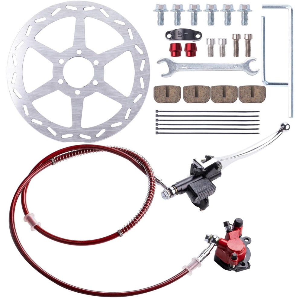 Kit De Freno De Disco Hidr Ulico Mejorado Ciom, Manillar De 7/8"", Manguera De 50 Pulgadas, Compatible Con Minimotos Baja Doodlebug DB30, Minimoto-image