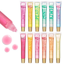 Pack de 12 Brilhos Labiais Transparentes - Óleos Labiais com Vitamina E
