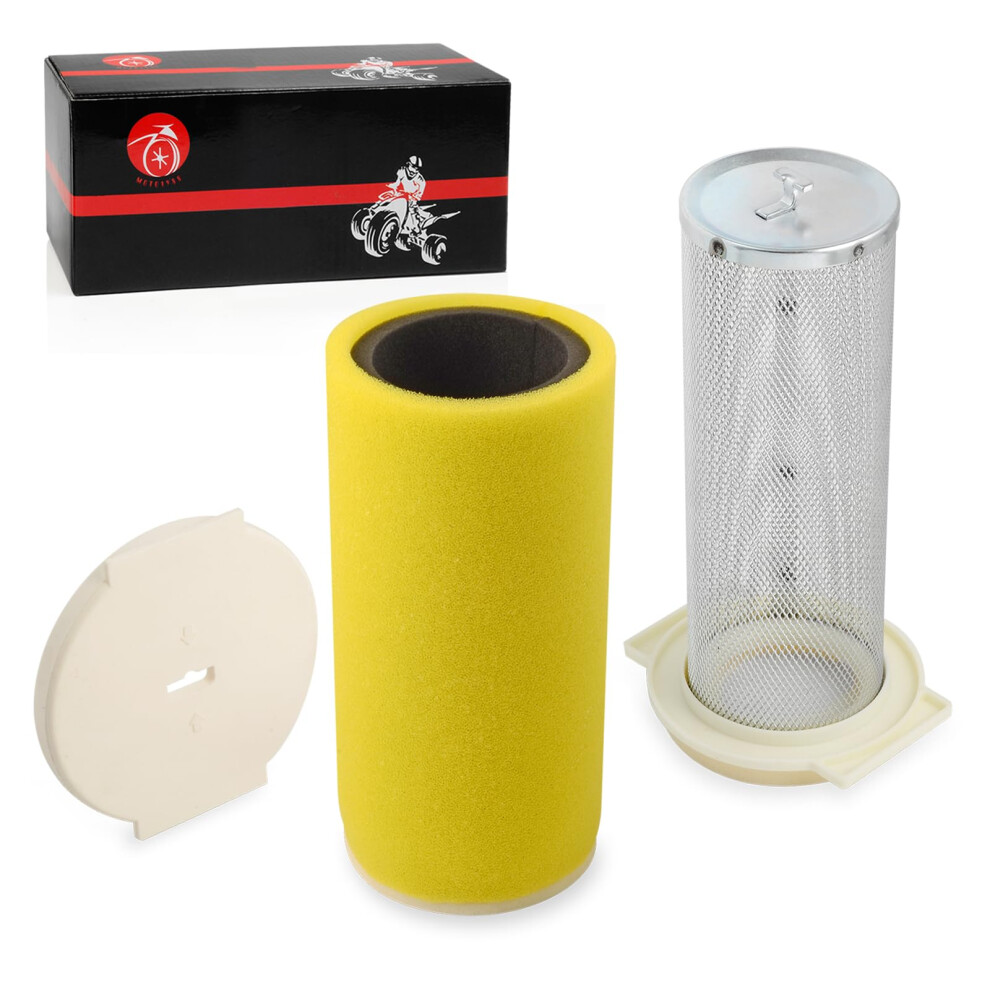Air Filter & Guide & End Cap Kit 2000 2001 2002 For Yamaha Kodiak 400 Yfm400 5Gh-14458-01-00 5Gh-14451-00-00 733998795848