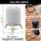 Counlisha Βάση Αληθινού Ξύλου για Homepod 2ης γενιάς (2023), Στερεός Ξύλινος Κά Holder 2