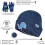 Conjunto de Luvas e Boné Ultra Game Standard END Zone, Cores da Equipa 4