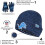 Conjunto de Luvas e Boné Ultra Game Standard END Zone, Cores da Equipa 2