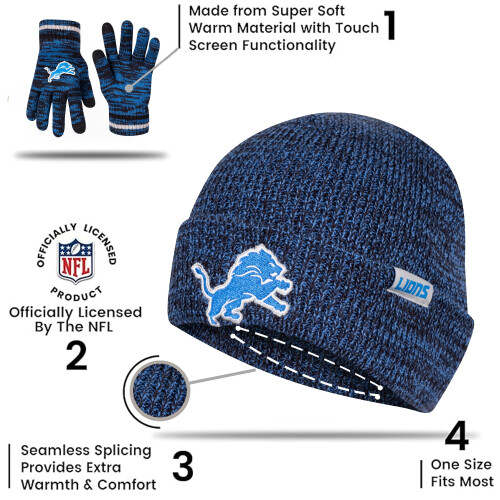 Conjunto de Luvas e Boné Ultra Game Standard END Zone, Cores da Equipa 1