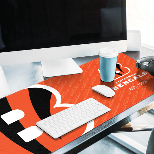 YouTheFan NFL Cincinnati Bengals Logo Series Desk Pad SMU 2