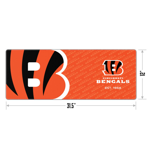 YouTheFan NFL Cincinnati Bengals Logo Series Desk Pad SMU 1