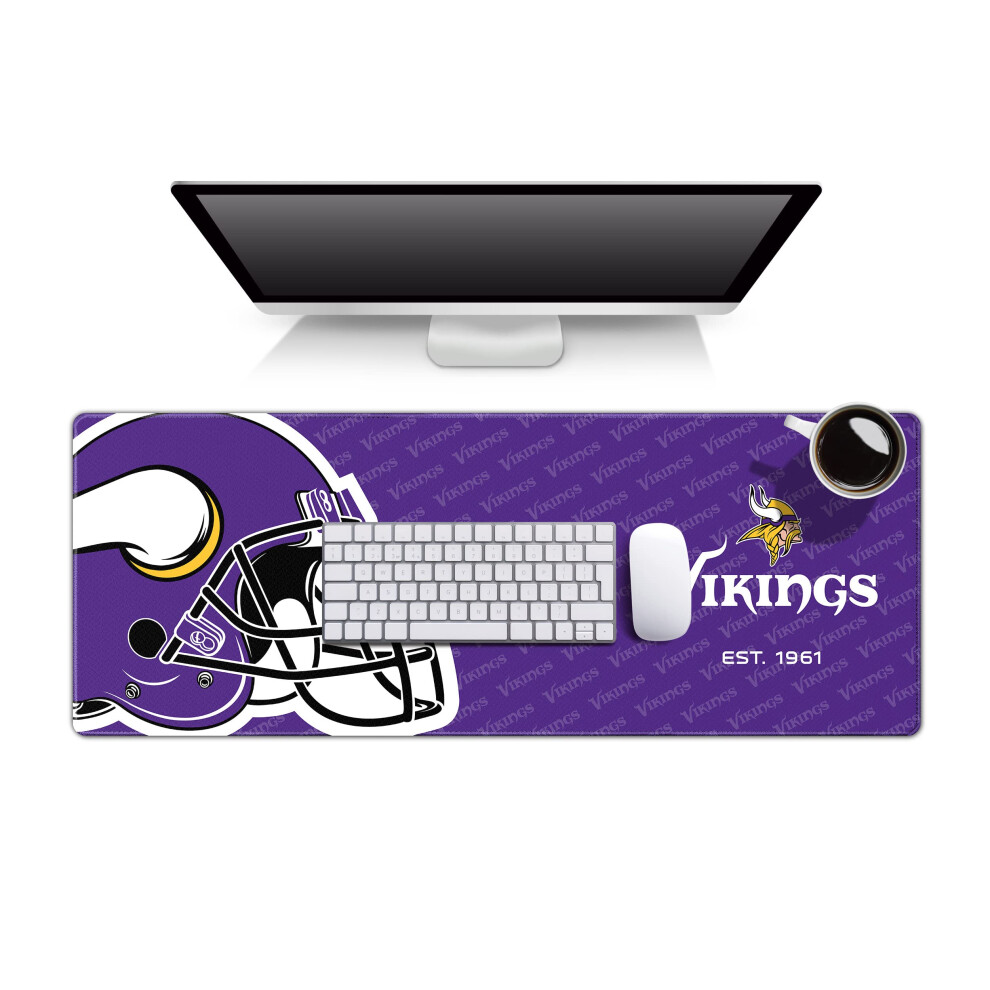 Youthefan Nfl Minnesota Vikings Logo Series Desk Pad Smu 810103705548