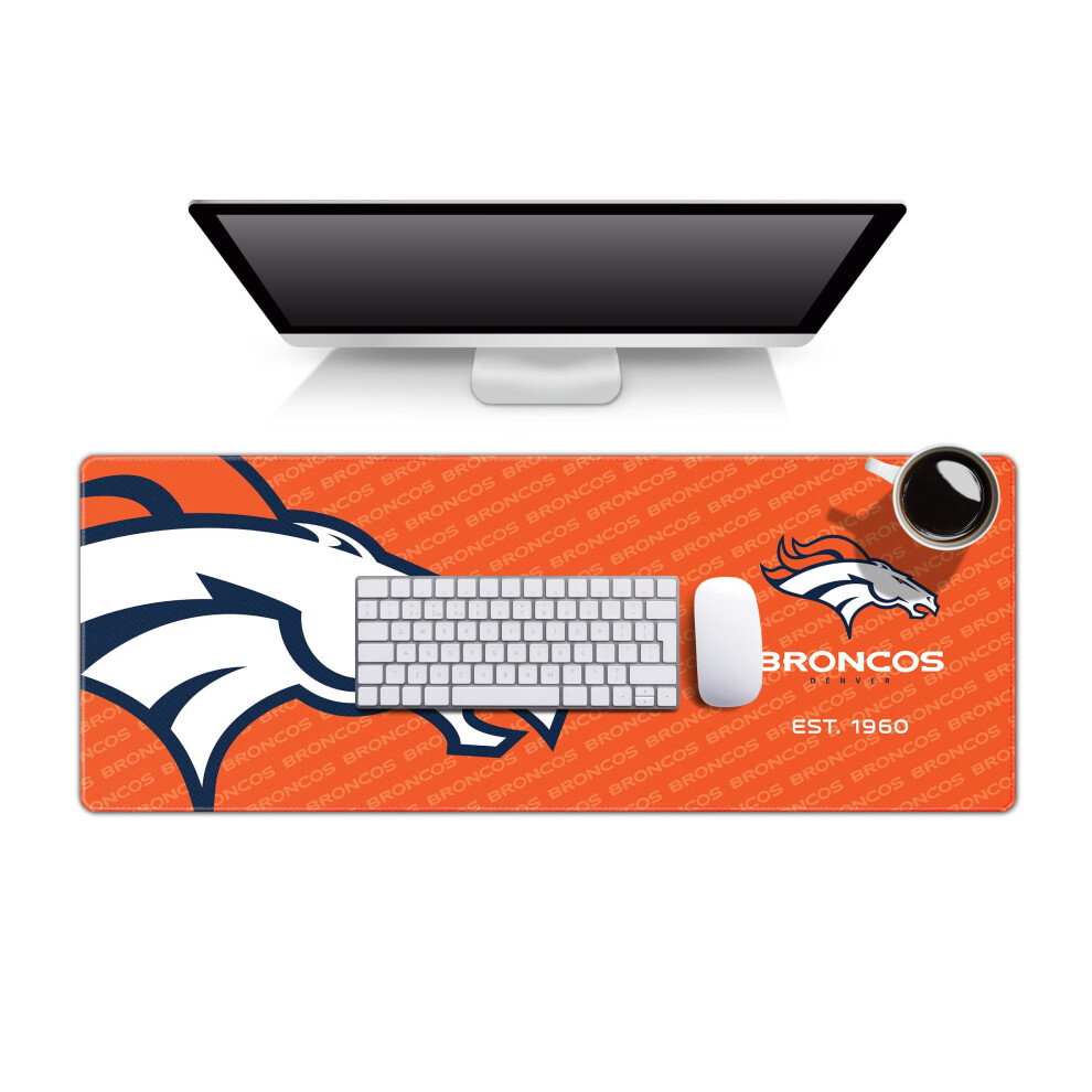 Youthefan Nfl Denver Broncos Logo Series Desk Pad Smu 810103705432