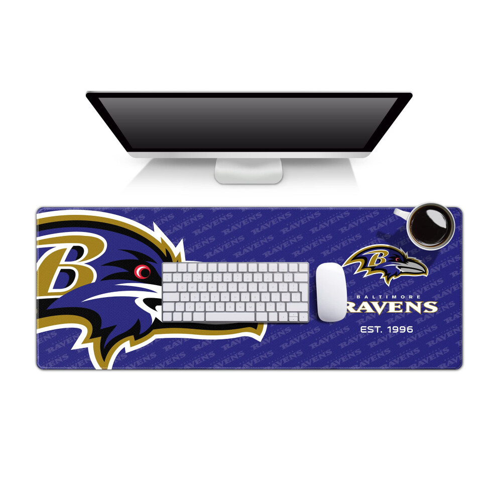 Youthefan Nfl Baltimore Ravens Logo Series Desk Pad Smu 810103705364
