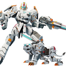 CSDCSD Animaux Transformables Robots Jouet pour Enfants Déformable Tigre Action Figure Déformable Tigre Modèle Portable Transformable Robot Jouet