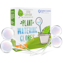 Glóbulos de Água para Plantas Little Green Leaf - 4 Peças Transparentes Arco-Íris