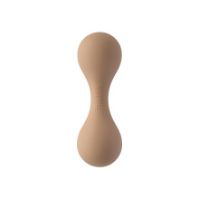 mushie Siliconen Baby Shaker Rammelaar | Leeftijden 3+ maanden (natuurlijk)