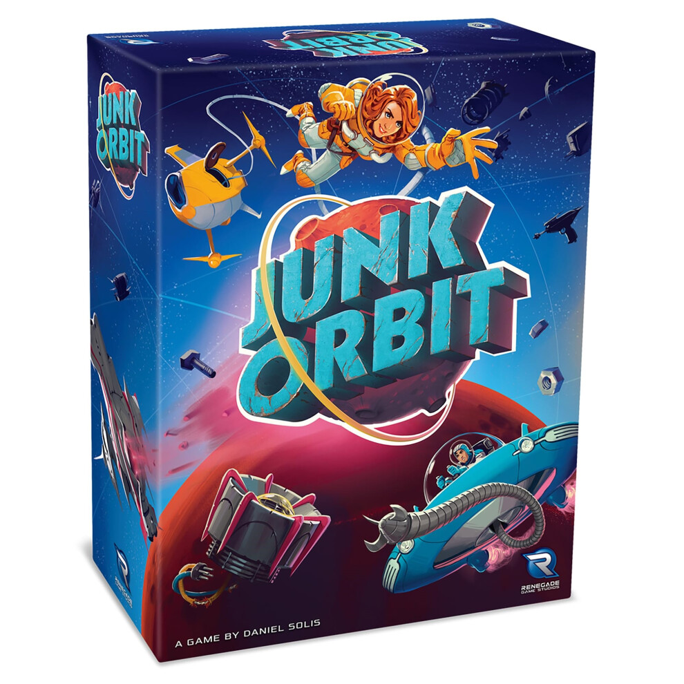 Photos - Board Game Renegade Junk Orbit -  Captain A Space Scavenger Ship Family Strategy  Ages 10+ 1-5 Players 30-40 Min 