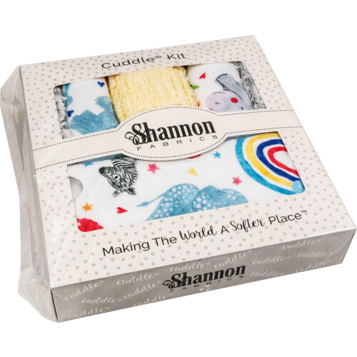 Minky Lullaby Animal Crackers Cuddle Kit Shannon Fabrics 1