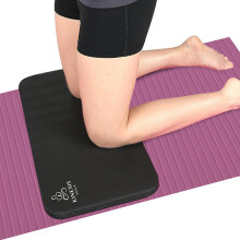 Kinesis Yoga Knee Pad Cushion - 0.6 inch (15mm) Thick Exercise Knee Pad for Pain Free Yoga - Perfect Companion for Home Workout - Easy on the Kne