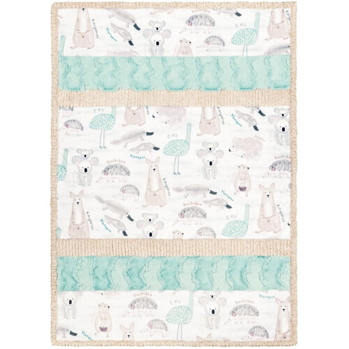 Minky Lullaby Down Under Cuddle Kit Shannon Tyger