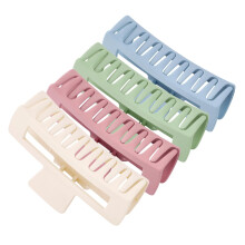4 stuks 5 inch extra grote klauwclips voor dik haar Matte antislip grote klauwclips voor lang dik krullend haar Jumbo klauwclip XL klauwclips Haaracc