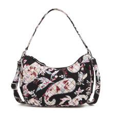 Vera Bradley Kato Frannie Crescent Schoudertas, Botanische Paisley