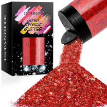 Holografick robustn trpytky 160G/5,64OZ trpytky Smen jemn a robustn trpytky pro epoxidov pryskyrice Duhov trpytky pro remesln pohry Hallow