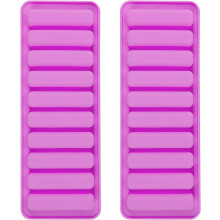 Moule de silicone bande longue 2pcs-10 Cavit Moule de chocolat en forme de doigt Rectangulaire Craire de chocolat Bookie Moules