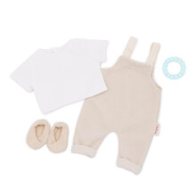 LullaBaby - 14-inch Baby Doll Clothes - Stylish Jumper Outfit - Top Shoes & Teether Accessory - Imaginative Play - Toys For Kids Ages 2 & Up - Baby D