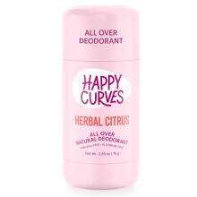 HAPPY CURVES Déodorant Naturel Tout Corps pour Femmes - Sans Aluminium - Protection Invisible Contre les Odeurs (2.65)