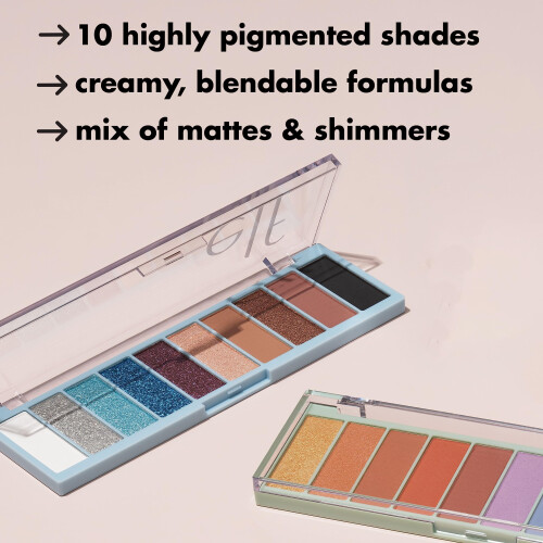e.l.f. e.l.f. Palette Σκιάς Perfect 10, Δέκα Ζωντανές Σκιές Υψηλής Χρωματικής Απόδοσης 2