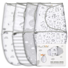 Mama Cheetah Baby Swaddle Sack  Organic Swaddle Blanket  Newborn Swaddle Sleep Sacks  Adjustable Infant Swaddle Wrap  Easy Swaddles for Boy Girl 0-3 M