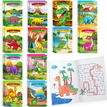 24 db dinoszaurusz mini kifestoknyvek partik kedvencei, dink szletsnapi dekorcija, rajz kis knyvek tmegesen gyerekeknek fi lny dinoszaurusz