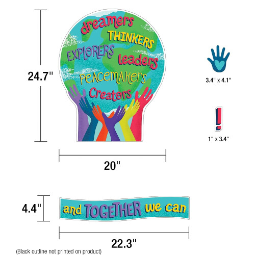 Carson Dellosa Education One World prikbordset K - graad 5 1