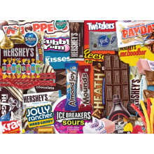 Buffalo Games - Hershey - Sweet Collage - 1000 Piece Jigsaw Puzzle for Adults Challenging Puzzle Perfect for Game Nights - Finished Puzzle Size i