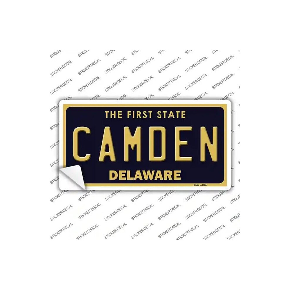 Smart Blonde Lp-6707S-L Camden Delaware Novelty Sticker Decal - Large 792636326219